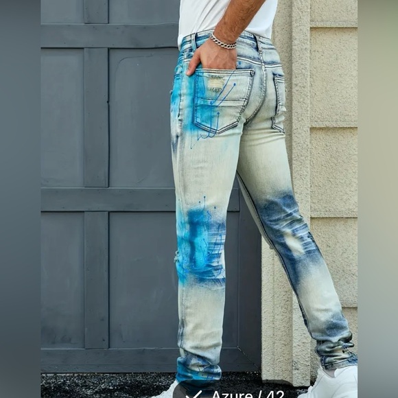 NWT!!! Mens stylish jeans; size 42W - Picture 5 of 6